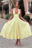 Women's Elegant V-Neck Halterneck Sleeveless Jacquard Maxi Dress