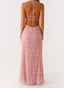 Women's Elegant Halter Maxi Dress