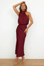 Women's Elegant Halter Evening Dress