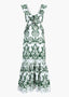 Women's Elegant Embroidered Summer Party Maxi Dress
