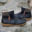 Women's Ankle-Height Side-Zip Round-Toe Comfort Boots