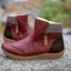 Women's Ankle-Height Side-Zip Round-Toe Comfort Boots
