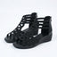 Women's Beaded Cutout Gladiator Wedge Sandals