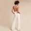 Women's Bridal Shower Halter V-Neck Jumpsuit