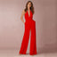 Women's Bridal Shower Halter V-Neck Jumpsuit