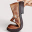 Women's Classic Brogue Wingtip Buckle-Strap Mary Jane Flat Shoes