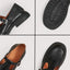 Women's Classic Brogue Wingtip Buckle-Strap Mary Jane Flat Shoes