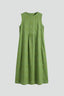 Women's Classic Round Neck Sleeveless Midi Dress
