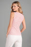 Women’s Elegant Sleeveless Embellished Floral Blouse