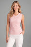 Women’s Elegant Sleeveless Embellished Floral Blouse