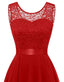 Women's Elegant Wedding Guest High Low Midi Dress