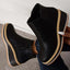 Women's Platform with Side-Zip Closure Wedge Ankle Boots