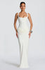 Women's Structured Corset Maxi Dress
