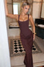 Women's Structured Corset Maxi Dress