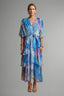 Women's Summer Wedding Guest Floral Tiered Wrap Maxi Dress