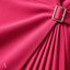 Women's Tailored Notch-Lapel Buckle-Waist Pleated Blazer Mini Dress