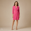 Women's Tailored Notch-Lapel Buckle-Waist Pleated Blazer Mini Dress