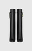 Women's Tall-Shaft with Padlock Buckle Detail and Low Heel Boots