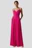 Women's Wedding Guest V-Neck Wide Leg Jumpsuit With Side Pockets