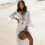 Women's Boho Long Sleeve Maxi Dress
