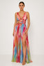 Women's Painted Flowy Maxi Dress