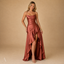 Women's Spaghetti Strap High Slit Maxi Dress