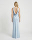 Women's Wedding Guest Cowl Neck Sleeveless Flowy Maxi Dress
