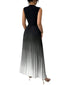 Women's Wedding Guest Ombre Pleated Sleeveless Midi Dress