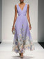 Women's Floral Print Maxi Dress
