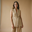 Women's Belted Shawl Collar Wool Blend Knit Vest