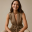 Women's Belted Shawl Collar Wool Blend Knit Vest