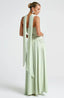 Women's Asymmetric Wedding Guest Maxi Dress