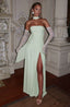 Women's Asymmetric Wedding Guest Maxi Dress
