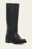 Women's Classic Knee-High Round-Toe Block-Heel Western Boots