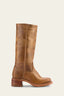 Women's Classic Knee-High Round-Toe Block-Heel Western Boots